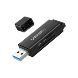 Ugreen Lecteur carte mémoire SD TF USB 3.0 Noir