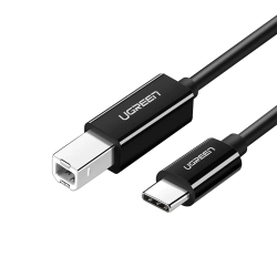 Ugreen Cable imprimante USB-C to BM Noir 2M