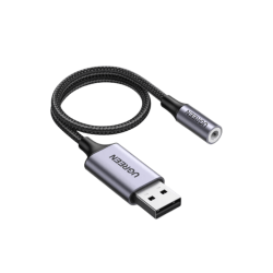 Ugreen Cable USB-A to Port Jack audio 3 5mm 