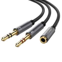 Ugreen Cable Audio 3.5mm Male to 3.5mm Female Noir