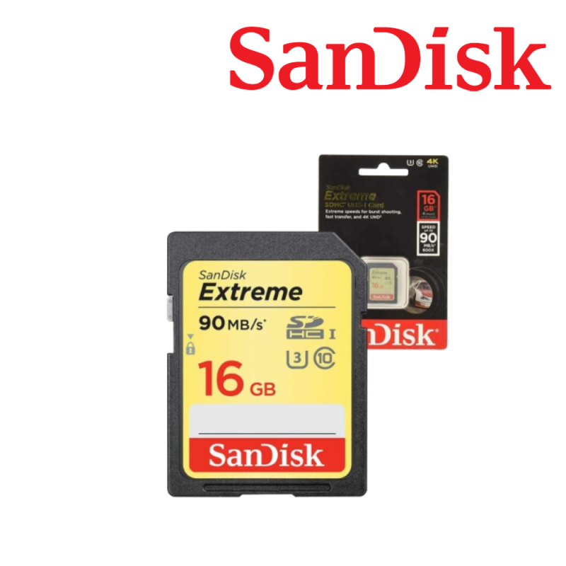 SANDISK CARTE MEMOIRE SDHC SDX 16GB EXTREME