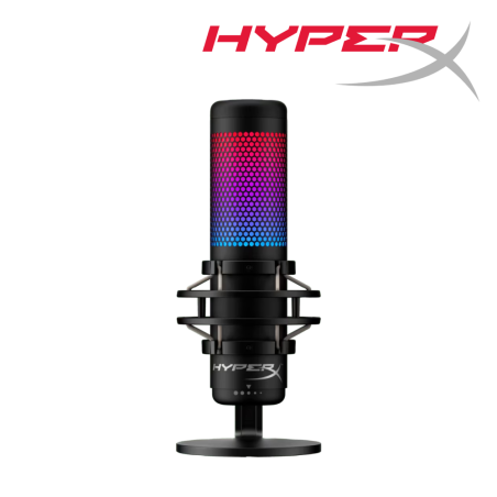 MICRO-GAME HyperX QuadCastS Blk-Gry HMIQ1S-XX-RG G