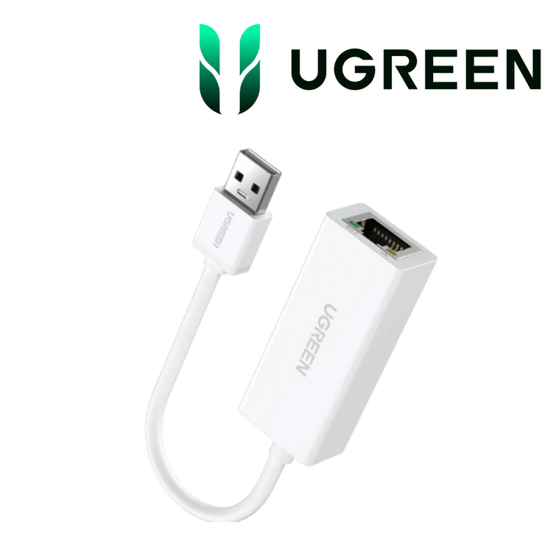 Ugreen Adaptateur USB 2.0 to RJ45 Blanc