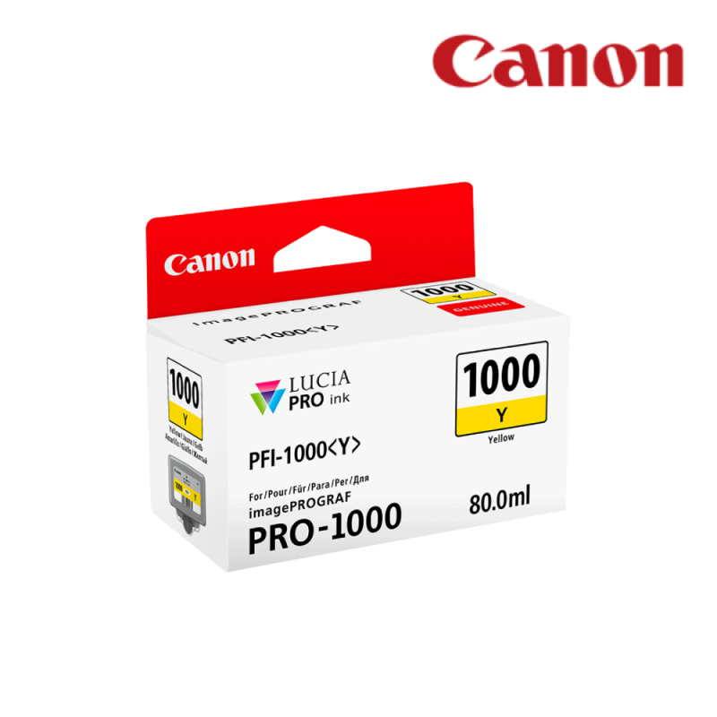 CANON Cartouche INK PFI-1000 Y EUR OCN