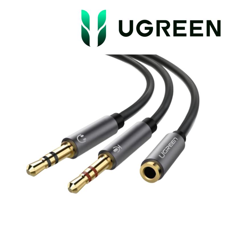 Ugreen Cable Audio 3.5mm Male to 3.5mm Female Noir