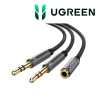 Ugreen Cable Audio 3.5mm Male to 3.5mm Female Noir