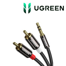 Ugreen Cable Audio 3.5mm Male to RCA Male 2M