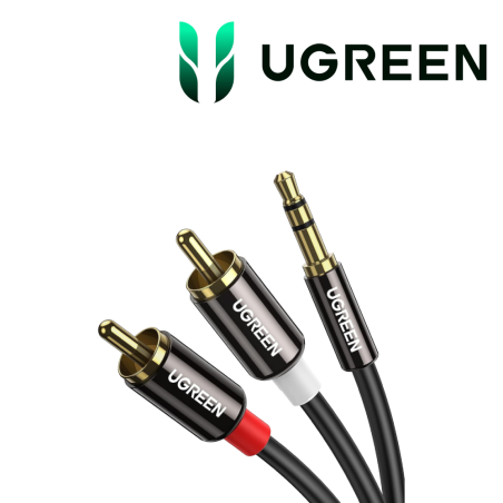 Ugreen Cable Audio 3.5mm Male to RCA Male 2M