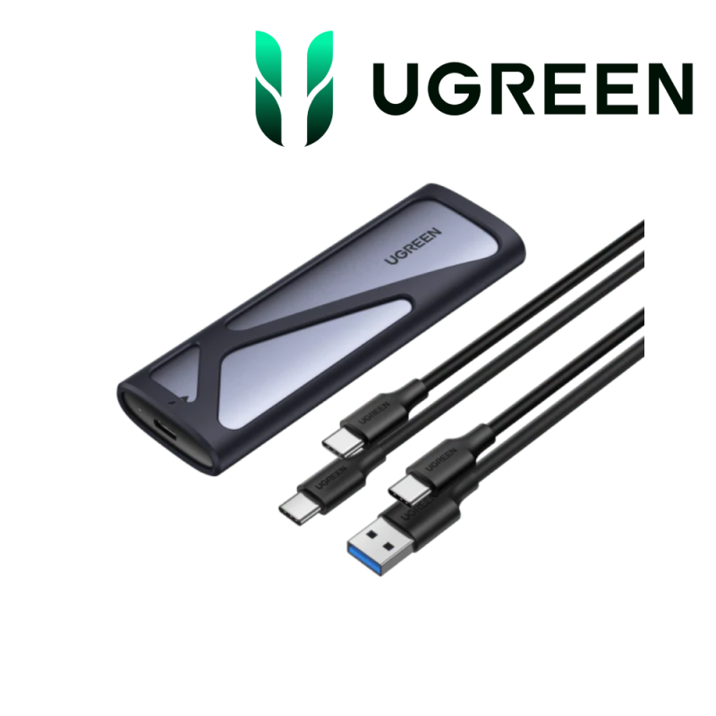 Ugreen Boitier disque dur externe Nvme M2 SATA SSD