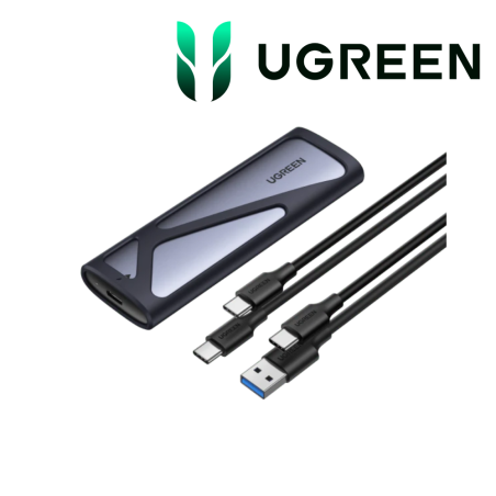 Ugreen Boitier disque dur externe Nvme M2 SATA SSD