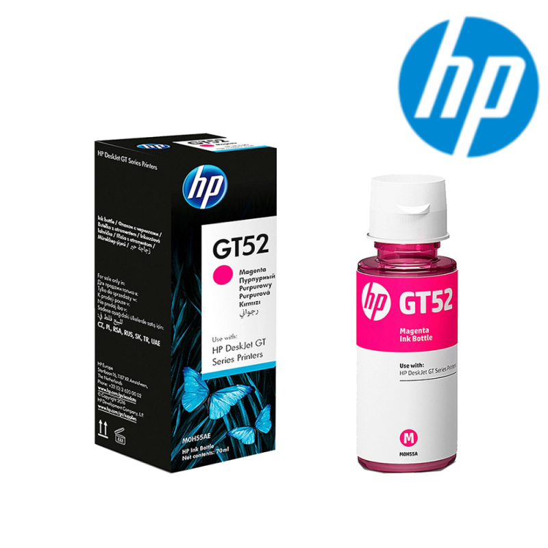 HP GT52 Magenta Original Ink Bottle