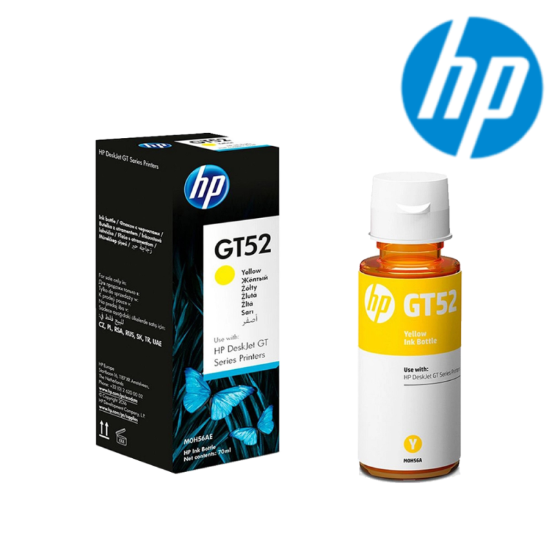 HP GT52 Yellow Original Ink Bottle