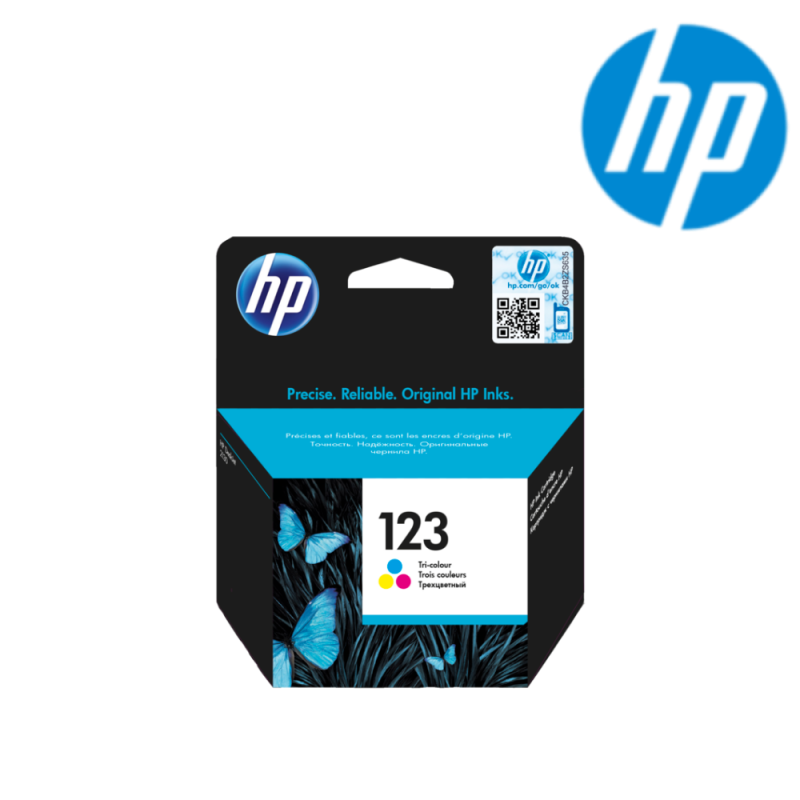 HP 123 Tri-color Original Ink Cartridge