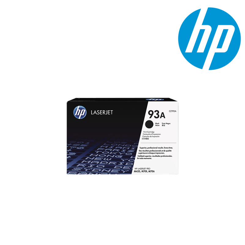  HP 93A Black LaserJet Cartridge  CZ192A 