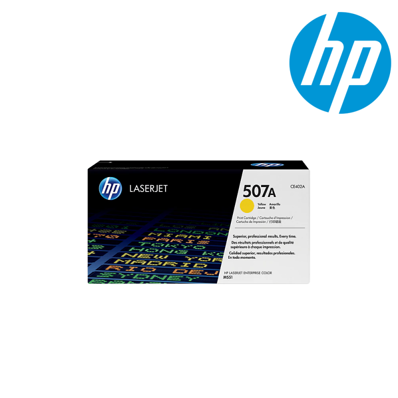 HP 507A Yellow LaserJet Toner Cartridge