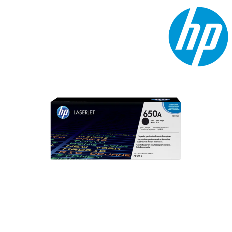 HP Color LaserJet CE270A Black Print Cartridge