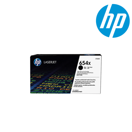 HP 654 High Yield Black Original LaserJet Toner