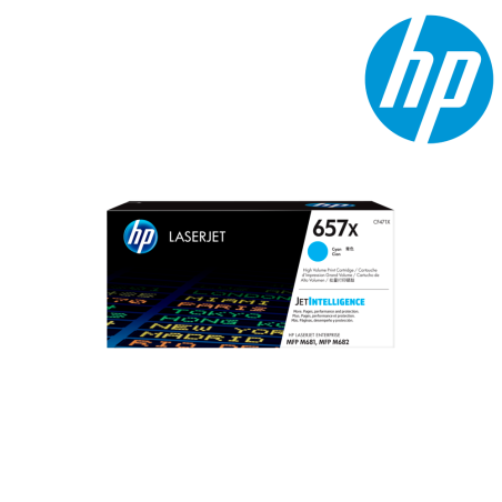 HP 657X High Yield Cyan Original LaserJet Toner Ca