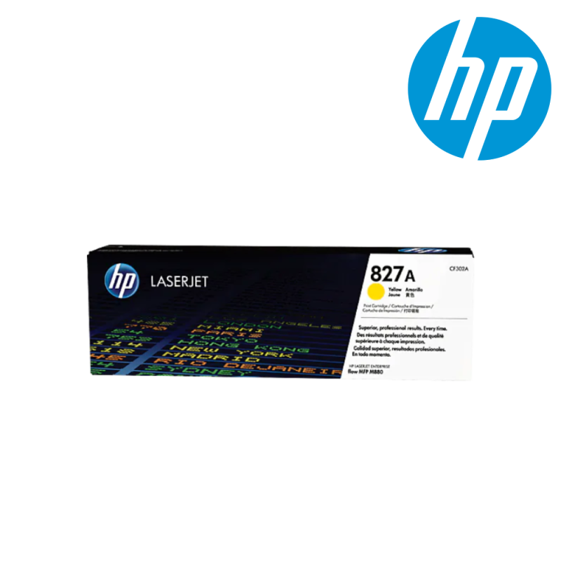 HP 827A Yellow LaserJet Toner Cartridge