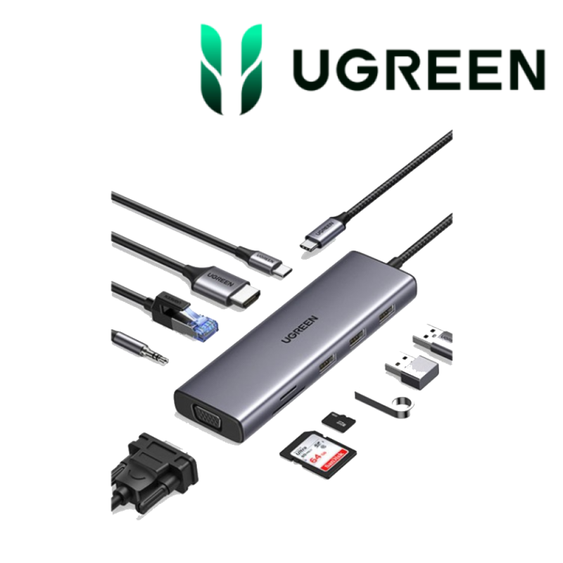 Ugreen Station d accueil USB-C 10 en 1