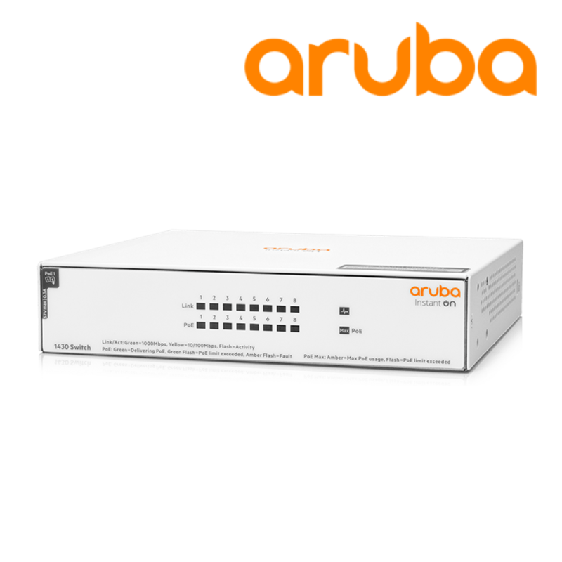 Aruba Instant On 1430 8G CL4 PoE 64W Switch