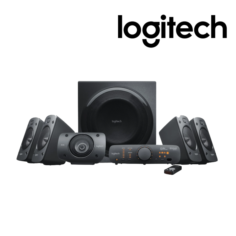 LOGITECH SPEAKER Z906 THX Surround Sound 5.1 BLACK