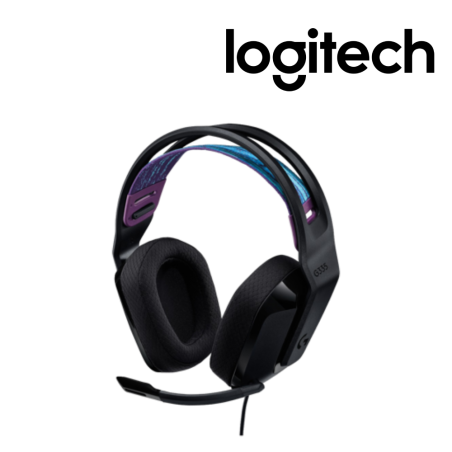 LOGITECH CASQUE GAMING - G335 Wired - BLACK - 3.5