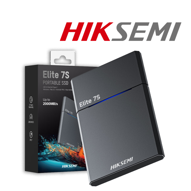 DISQUE DUR HIKSEMI ESSD 2T Elite7S 3.2 2000MB s