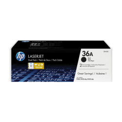 HP LaserJet CB436A Dual Pack Black Print Cartridge