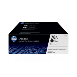 HP 78A 2-pack Black Original LaserJet Toner Cartri